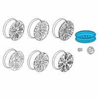 OEM 2019 Buick Regal Sportback Spare Wheel Diagram - 84095141