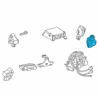 OEM 2022 Lexus UX200 Sensor, Side Air Bag Diagram - 89831-42060