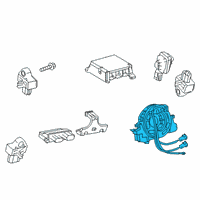 OEM 2019 Lexus UX250h Spiral Cable Sub-Assembly With Sensor Diagram - 84308-11010