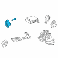 OEM 2022 Lexus UX250h Sensor, Air Bag, FR Diagram - 89173-49505