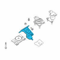 OEM Infiniti QX56 Bracket-Engine Mounting, Rh Diagram - 11232-7S000