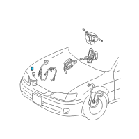 OEM 2003 Toyota Solara Motor Relay Diagram - 88263-14110