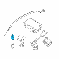 OEM 2010 Kia Forte Koup Sensor Assembly-Front Impact Diagram - 959203K150