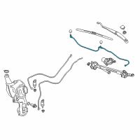 OEM 2020 GMC Acadia Washer Hose Diagram - 84051266