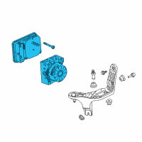 OEM 2019 GMC Terrain ABS Control Unit Diagram - 84646860