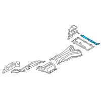 OEM 2022 BMW X4 Heat Insulation, Rear Silencer, Rear Diagram - 51-48-7-407-764