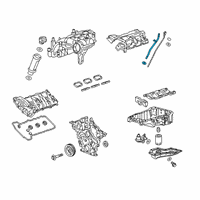 OEM 2019 Cadillac XT5 Oil Tube Diagram - 12672635