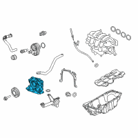 OEM 2012 Ford Fiesta Oil Pump Diagram - 98MZ-6600-C