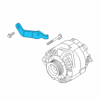 OEM 2014 Nissan Pathfinder Stay-Bar Adjust Diagram - 11715-JA10B