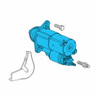 OEM 2016 Chevrolet Sonic Starter Diagram - 55576980