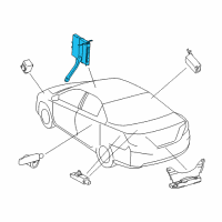 OEM 2014 Toyota Avalon Module Diagram - 89990-07010