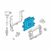 OEM 2019 Honda Civic ELECTRONIC CONTROL U Diagram - 37820-5BB-L54