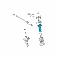 OEM Toyota Prius Upper Insulator Diagram - 48157-02070