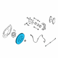 OEM 2014 Nissan Rogue Select Rotor-Disc Brake, Front Diagram - 40206-JG00C