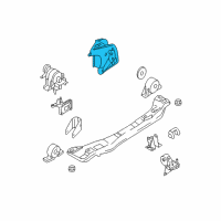 OEM Nissan Sentra Engine Mounting Bracket, Rear Diagram - 11332-AU400