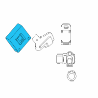 OEM Acura ZDX Sensor Unit, Parking Diagram - 39670-SZN-A01