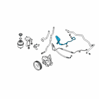 OEM 2006 BMW 550i Return Pipe Diagram - 32-41-6-773-986