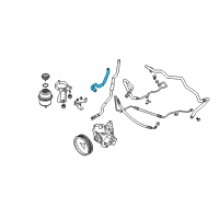 OEM 2010 BMW 650i Suction Hose Diagram - 32-41-6-850-748