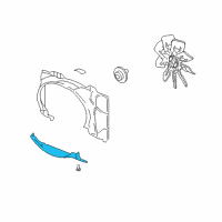 OEM 2003 Ford Expedition Lower Shroud Diagram - 2L1Z-8146-BB