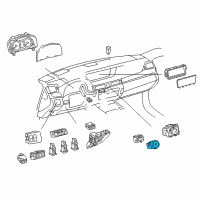 OEM 2016 Lexus GS450h Switch, Push Start Diagram - 89611-30132