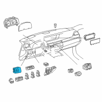 OEM 2018 Lexus GS450h Control & Panel Assembly Diagram - 84010-30K30