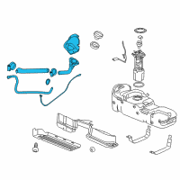 OEM 2011 GMC Sierra 2500 HD Filler Pipe Diagram - 22774523