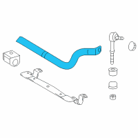 OEM 2013 Lexus CT200h Bar, Stabilizer, Rear Diagram - 48812-21070