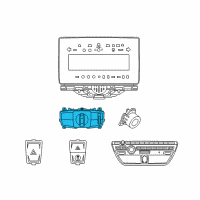 OEM 2018 BMW i3s Headlight Light Control Switch Diagram - 61-31-9-865-815