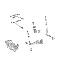 OEM 2003 Toyota RAV4 Trailing Arm Bushing Diagram - 48725-42080