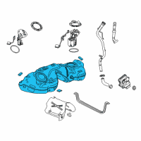 OEM 2019 Cadillac CT6 Fuel Tank Diagram - 84448775