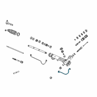 OEM Ford Mustang Pressure Tube Diagram - F3LY-3A717-A
