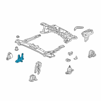 OEM 1999 Honda Accord Bracket, Transmission Mounting (Mt) Diagram - 50825-S84-A01