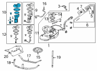 OEM 2022 Acura MDX SET, FUEL STRAINER Diagram - 17048-TYA-A02