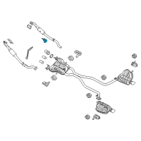 OEM 2017 Jeep Grand Cherokee ISOLATOR-Exhaust Diagram - 68084691AA