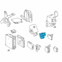 OEM 2014 Toyota Land Cruiser Control Module Diagram - 89533-60390