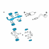 OEM 2016 Toyota Tundra Front Pipe Diagram - 17410-0S090