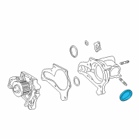 OEM 1986 Toyota MR2 Gasket Diagram - 16325-63011