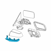 OEM 2010 BMW 528i xDrive Lower Housing Section, Right Diagram - 51-16-7-206-634