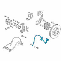 OEM 2017 Kia Cadenza Hose-Brake Front, Lh Diagram - 58731F6000