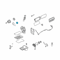 OEM 2008 Ford F-250 Super Duty Gasket Front Seal Diagram - 8C3Z-6700-B