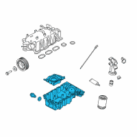 OEM Ford Flex Oil Pan Diagram - BG1Z-6675-E