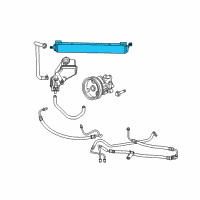 OEM Jeep Commander Cooler-Power Steering Diagram - 55116927AA