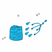 OEM 2008 Kia Sedona Lamp Assembly-Rear Combination Diagram - 924014D020