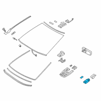 OEM Lexus UX200 Sensor, Rain Diagram - 89941-30040