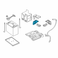 OEM Chevrolet City Express Bracket Diagram - 19317233