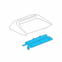 OEM 2008 Pontiac G6 High Mount Lamp Diagram - 22731210