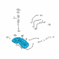 OEM Hyundai Genesis Tank Assembly-Fuel Diagram - 31150-3M510