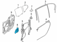 OEM 2021 BMW 840i Gran Coupe DRIVE, WINDOW LIFTER, REAR L Diagram - 61-35-9-448-927