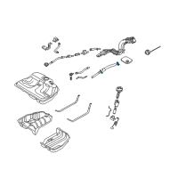 OEM Hyundai Tiburon Clamp-Hose Diagram - 14711-36006-B