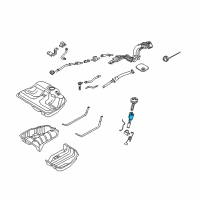 OEM 2003 Kia Optima Fuel Filter Assembly Diagram - 3191138204